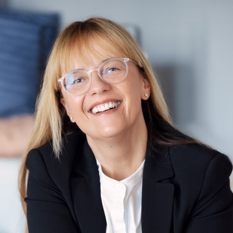 Karin Bäumler mit Kundenvertreter